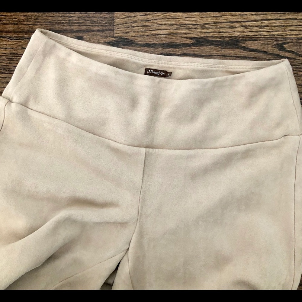 Faux suede leggings